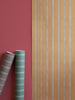 The Lawns Wallpaper. Lucia Stripe Paperweave.